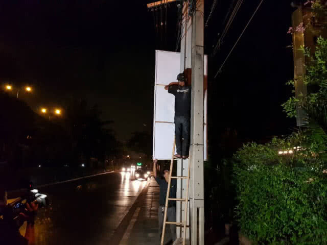 ร้านรับทำป้ายโฆษณาเลือกตั้ง โอดยอดสั่งลด