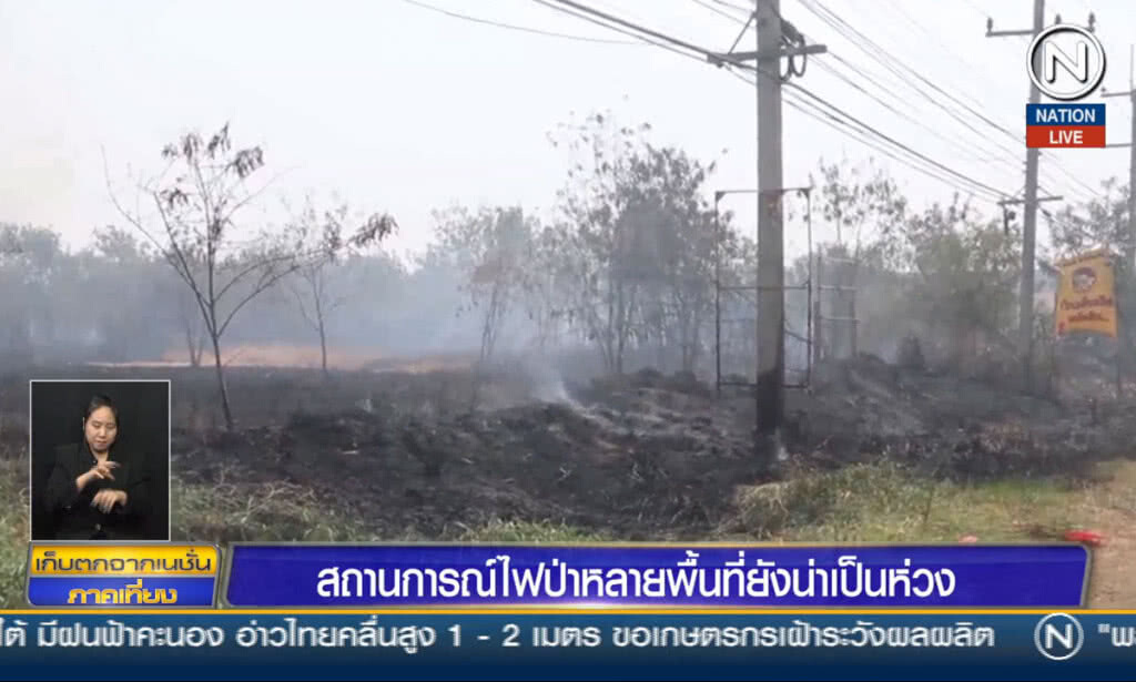 (คลิปข่าว) สถานการณ์ไฟป่าหลายพื้นที่ยังน่าห่วง