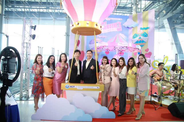 สุวรรณภูมิ จัดกิจกรรมต้อนรับวันวาเลนไทน์