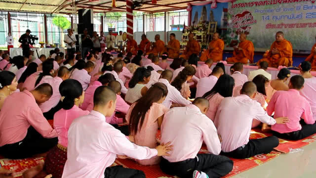 เรือนจำจัดงานแต่งงานผู้ต้องขัง 78 คู่