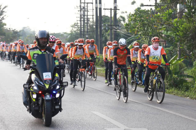 "ปั่นไปไม่ทิ้งกัน ปี 2" ก้าวสู่วันที่ 6 "ตราด-จันทบุรี" ระยะทาง 106 กิโลเมตร