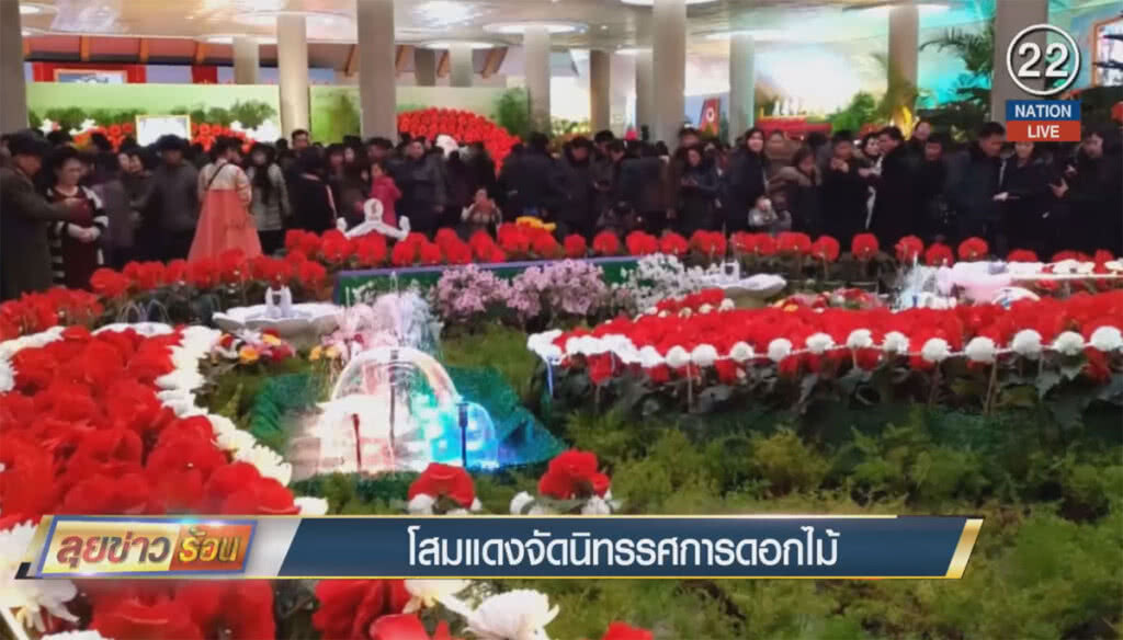 (คลิปข่าว) โสมแดงจัดนิทรรศการดอกไม้ (คลิปข่าว) โสมแดงจัดนิทรรศการดอกไม้