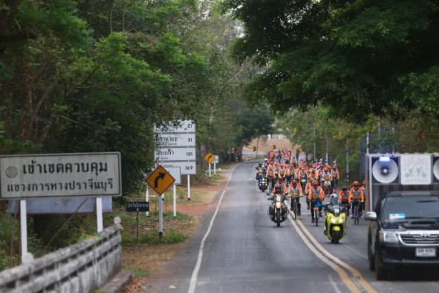 "ปั่นไปไม่ทิ้งกัน ปี 2" ก้าวสู่วันที่ 9 "ปราจีนบุรี-นครราชสีมา" ระยะทาง 137 กิโลเมตร