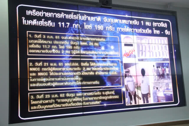 ป.ป.ส.ทลายเครือข่ายเฮโรอีนข้ามชาติ ไทย-จีน