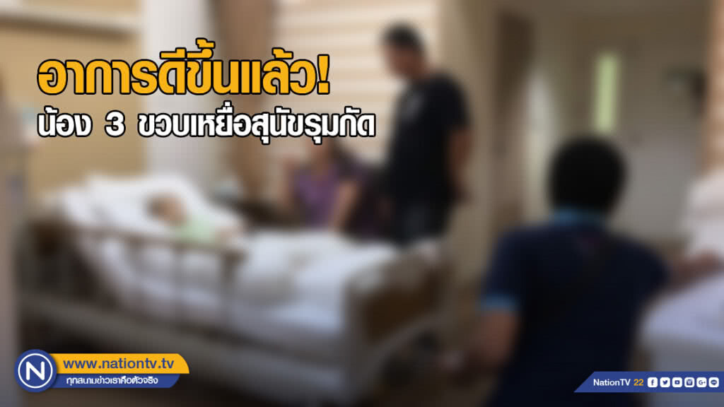 น้อง 3 ขวบเหยื่อสุนัขรุมกัด อาการดีขึ้นแล้ว น้อง 3 ขวบเหยื่อสุนัขรุมกัด อาการดีขึ้นแล้ว