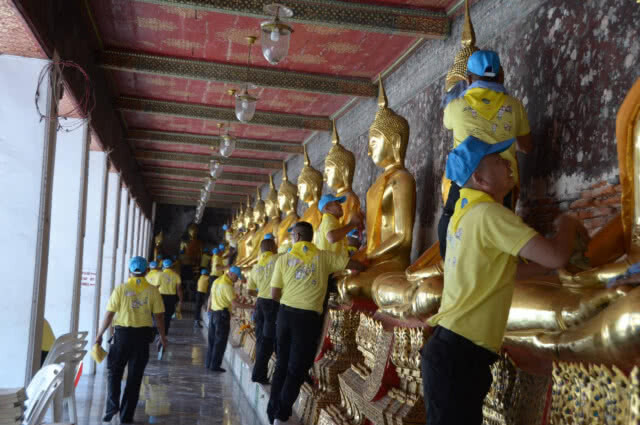 ผบก.ป.จัดกิจกรรมจิตอาสา ปรับสภาพภูมิทัศน์ชุมชนโบสถ์พราหมณ์