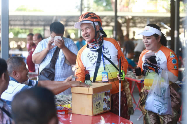 14 วัน 1,500 กม. คนตาบอดปั่นสานฝัน "ศูนย์ฝึกอาชีพคนพิการอาเซียน"