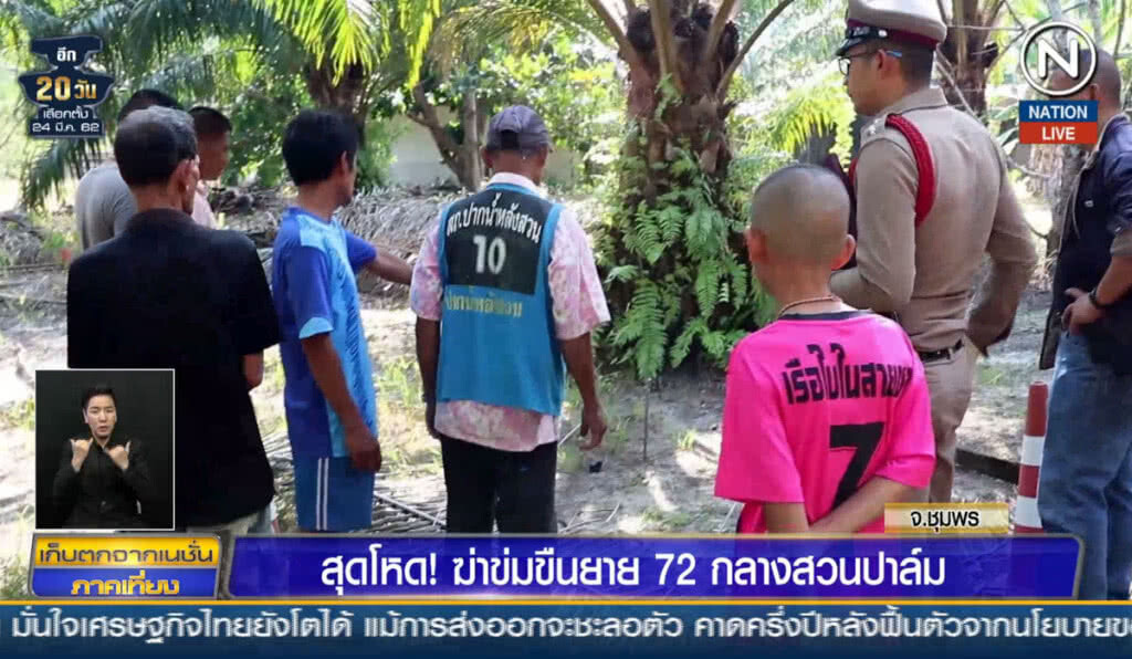 (คลิปข่าว) สุดโหด ฆ่าข่มขืนยาย 72 ปีกลางสวนปาล์ม