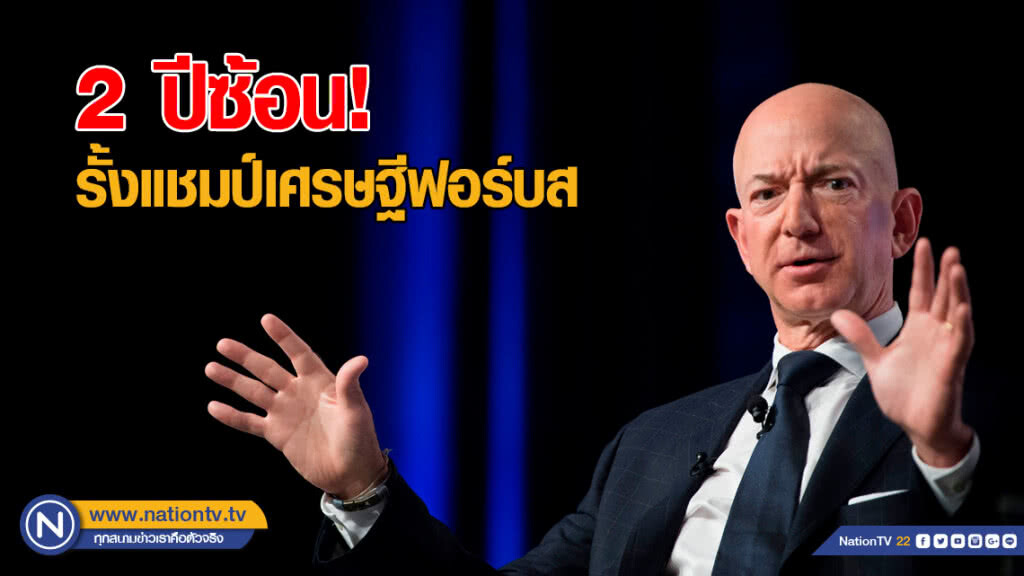 "เบซอส" รั้งแชมป์เศรษฐีฟอร์บส 2 ปีซ้อน "เบซอส" รั้งแชมป์เศรษฐีฟอร์บส 2 ปีซ้อน
