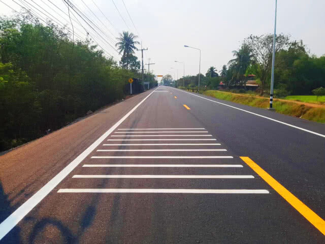 กรมทางหลวงชนบท ขยายถนนทางเลี่ยง สาย อท.4032 จ.อ่างทอง แล้วเสร็จ