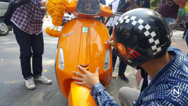 "ธนาธร" แว้นมอเตอร์ไซด์ไหว้ครูบาศรีวิชัย