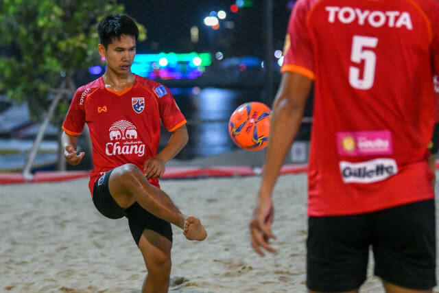 บอลชายหาดไทย ซ้อมก่อนดวล อัฟกานิสถาน ผู้จัดการทีมหวังโชว์ฟอร์มสวย ส่งท้ายชิงแชมป์เอเชีย