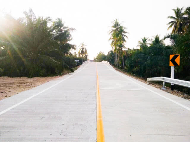 กรมทางหลวงชนบท สร้างสะพานข้ามคลองปากนคร เชื่อม 2 ตำบล แล้วเสร็จ