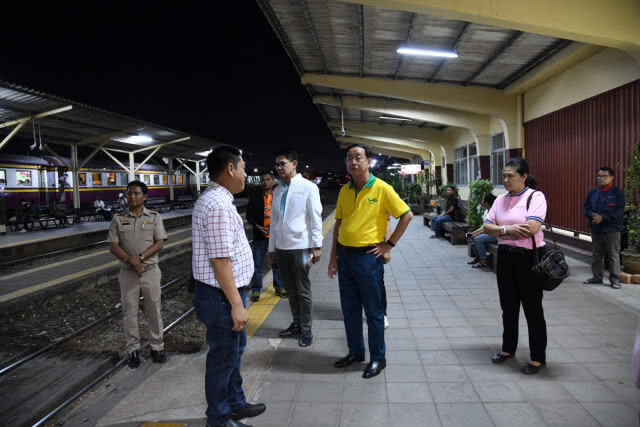 "อาคม" ตรวจความคืบหน้าโครงการรถไฟทางคู่ ช่วงชุมทางถนนจิระ-ขอนแก่น