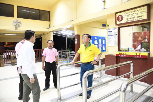 "อาคม" ตรวจความคืบหน้าโครงการรถไฟทางคู่ ช่วงชุมทางถนนจิระ-ขอนแก่น