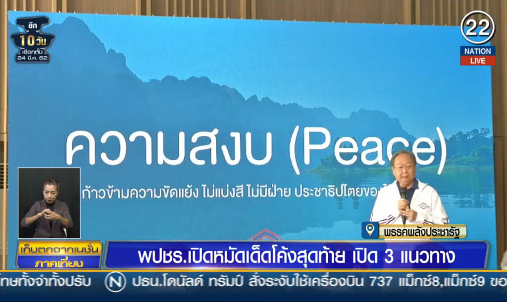 (คลิปข่าว) พปชร.เปิดหมัดเด็ดโค้งสุดท้าย เปิด 3 แนวทาง (คลิปข่าว) พปชร.เปิดหมัดเด็ดโค้งสุดท้าย เปิด 3 แนวทาง