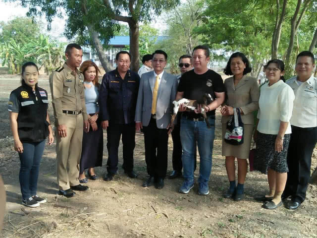 มอบแพะ 22 ตัว ให้ทัณฑสถานวัยหนุ่มกลาง