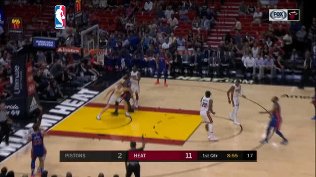 "ฮีต"เปิดบ้านถล่ม"พิสตันส์"108-74ศึกNBA