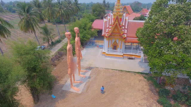 ถูกรางวัลที่ 1 สร้างเปรตให้วัด เตือนสติคนทำดี