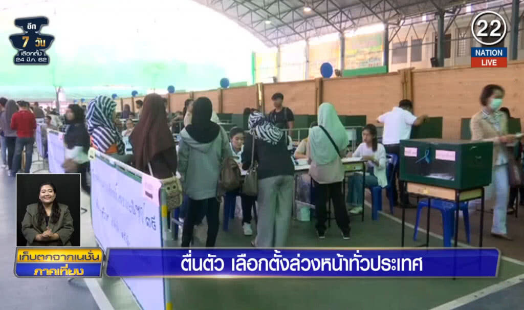 (คลิปข่าว) ตื่นตัว เลือกตั้งล่วงหน้าทั่วประเทศ (คลิปข่าว) ตื่นตัว เลือกตั้งล่วงหน้าทั่วประเทศ