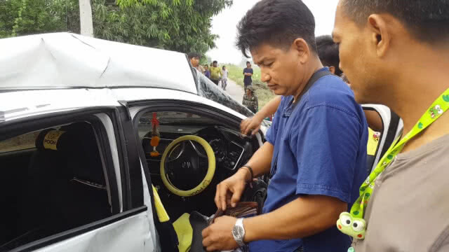 ไม่ชินทาง! ขับรถตาม GPS. ตัดหน้าหกล้อ ชนสนั่นเจ็บ 7