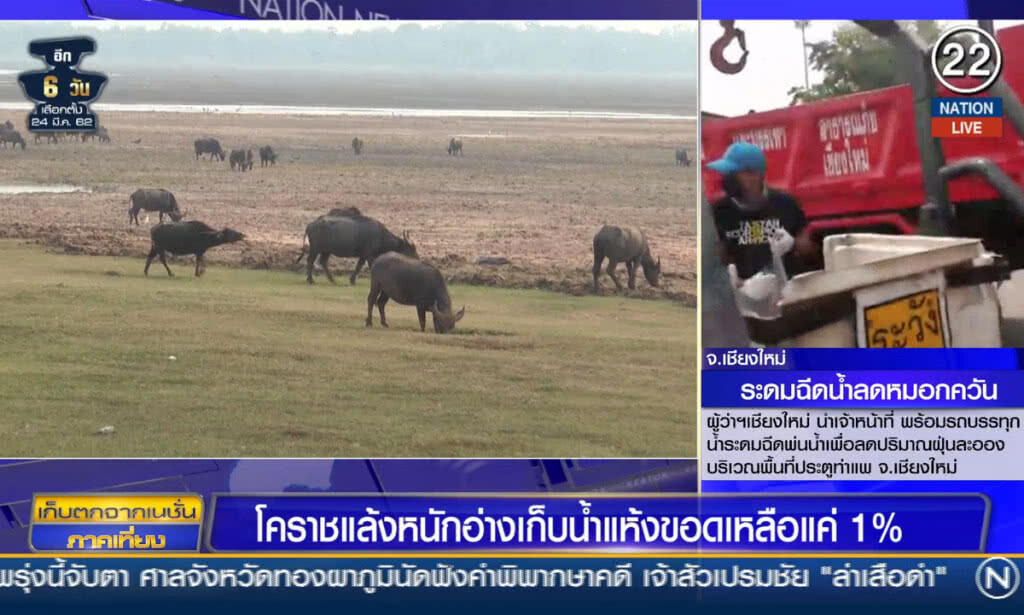 (คลิปข่าว) โคราชแล้งหนัก อ่างเก็บน้ำแห้งขอดเหลือแค่ 1% (คลิปข่าว) โคราชแล้งหนัก อ่างเก็บน้ำแห้งขอดเหลือแค่ 1%