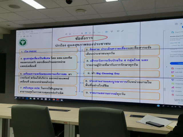 สธ.ตั้งศูนย์​ปฏิบัตการฉุกเฉินรับมือวิกฤตหมอกควันภาคเหนือ