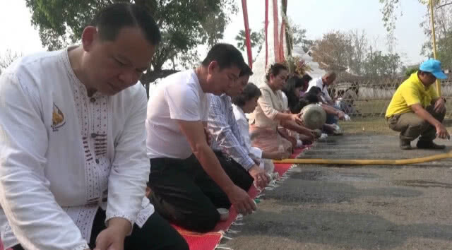 วัดพระธาตุแช่แห้งจัดพิธีหยาดน้ำโบราณครบรอบ 666 ปี