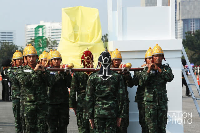 ซ้อมริ้วขบวนที่3 ในงานพระราชพิธีบรมราชาภิเษก
