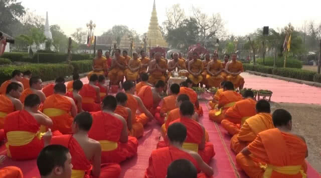 วัดพระธาตุแช่แห้งจัดพิธีหยาดน้ำโบราณครบรอบ 666 ปี