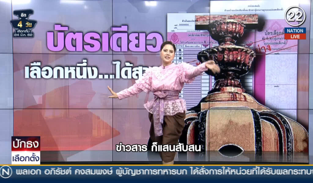 (คลิปข่าว) เพลงอีแซวชวนเลือกตั้ง อธิบายระบบบัตรเดียว (คลิปข่าว) เพลงอีแซวชวนเลือกตั้ง อธิบายระบบบัตรเดียว
