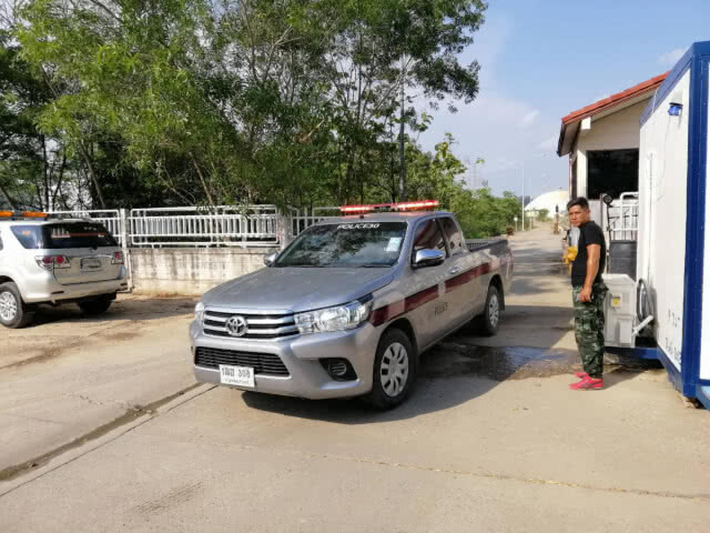 ไฟไหม้โรงงานหลอมทองแดงที่ถูกทิ้งร้าง