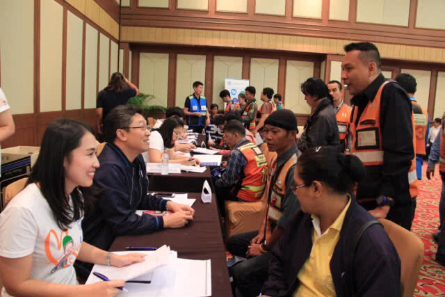 บสย.จัดกิจกรรมเติมความรู้ให้พี่วิน ในโครงการ บสย.รักพี่วิน