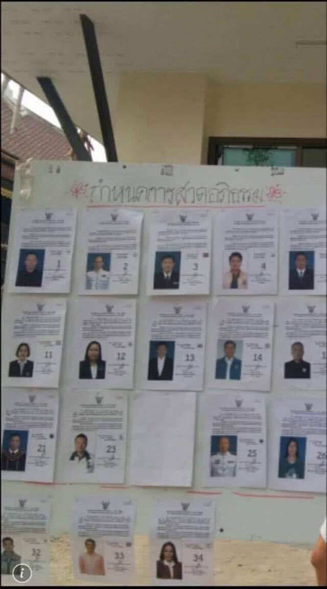 กกต.ปัด รูปผู้สมัคร สส.พร้อมคำเขียนด้านบน "กำหนดสวดอภิธรรม"  ไม่ใช่ของหน่วยเลือกตั้ง ปราจีนฯ