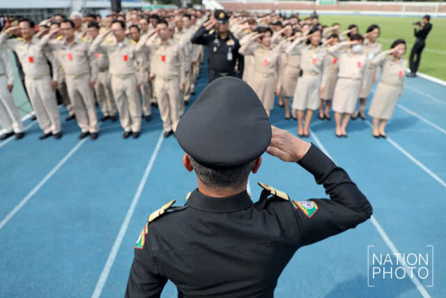 (ประมวลภาพชุด) กทม. ซ้อมย่อยริ้วขบวนในพิธีพลีกรรมตักน้ำศักดิ์สิทธิ์