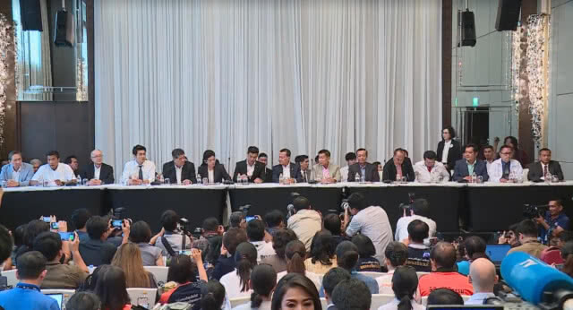 เพื่อไทยนำตั้งรัฐบาลผสม 6 พรรค รวม 255 เสียง