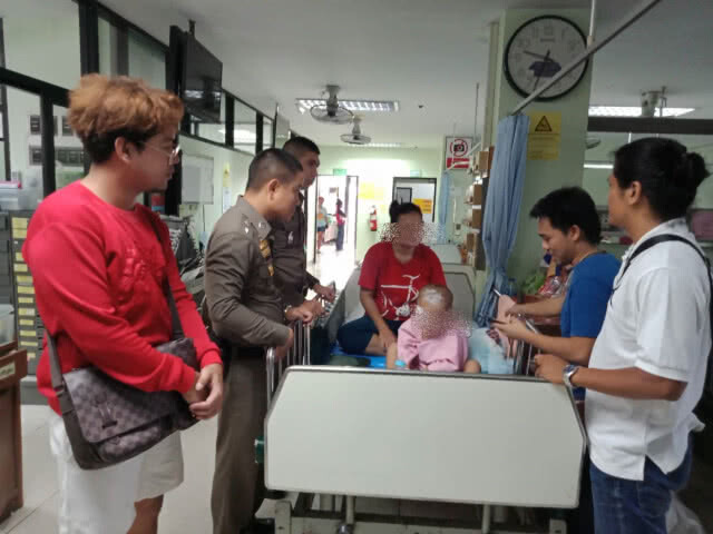 ผู้กำกับฯ เยี่ยม น้องแซม เหยื่ออาสา พร้อมมอบเงินเยียวยา