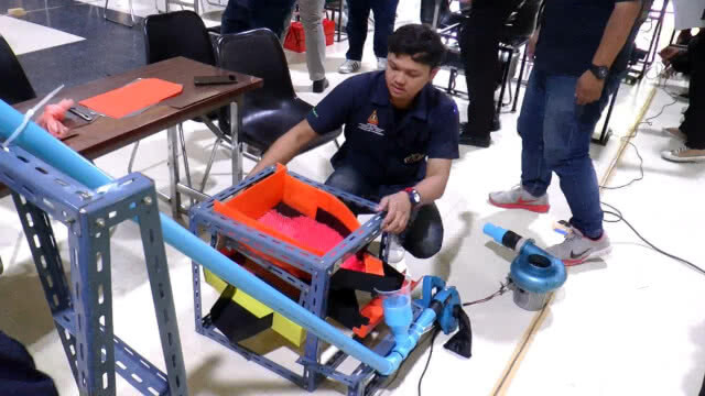 15 สถาบัน ร่วมประลองไอเดีย ออกแบบหุ่นลำเลียงคัดแยกเมล็ดพันธุ์
