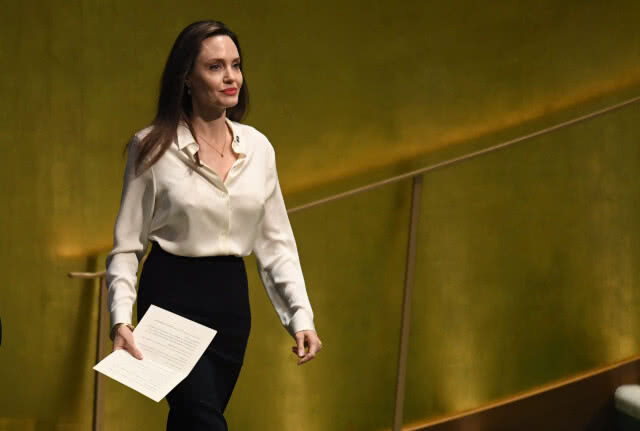 แองเจลีนา โจลี ขึ้นกล่าวบนเวทีสมัชชาใหญ่แห่งสหประชาชาติ