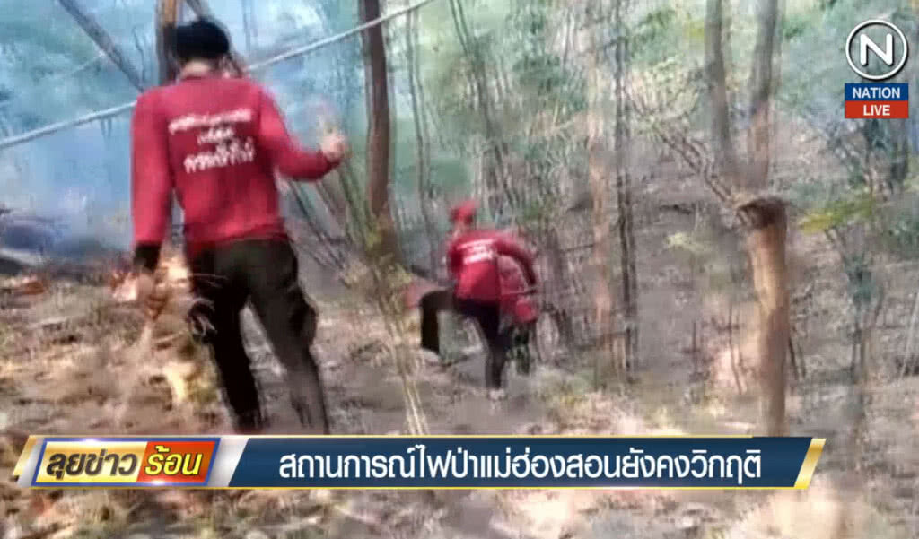 สถานการณ์ไฟป่าแม่ฮ่องสอน ยังคงวิกฤต สถานการณ์ไฟป่าแม่ฮ่องสอน ยังคงวิกฤต