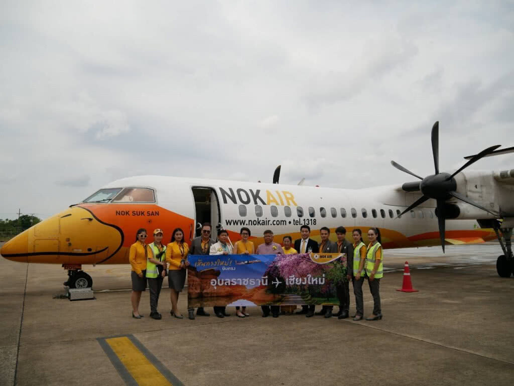 นกแอร์เปิดเส้นทางเชียงใหม่ –อุบลราชธานี - เชียงใหม่ เชื่อมโยงอีสานสู่ภาคเหนือ