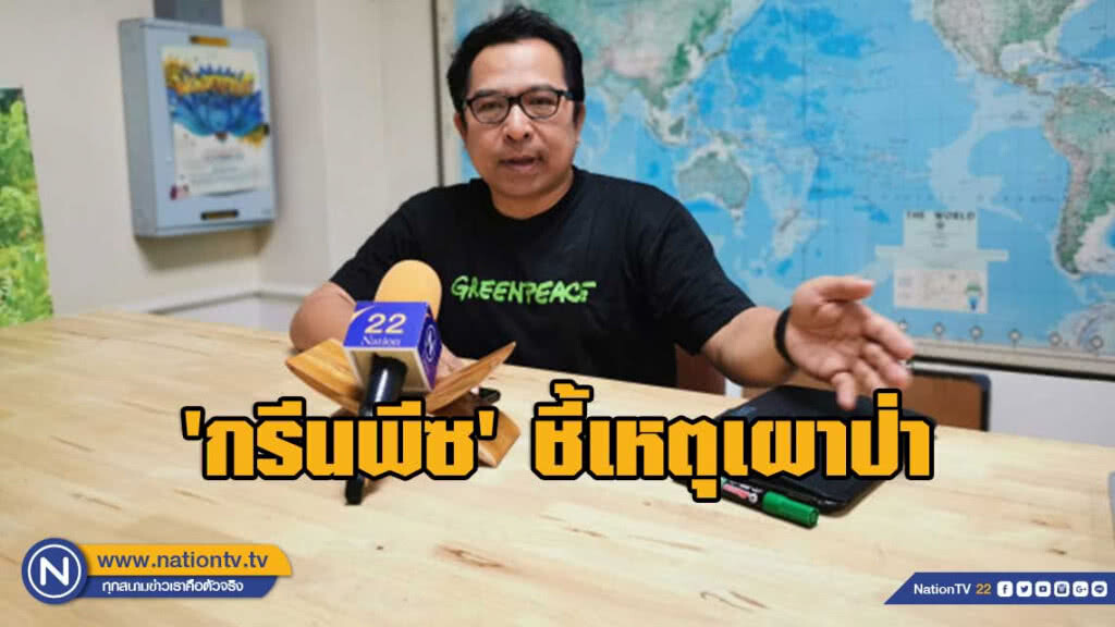 'กรีนพีซ'​ ชี้เหตุเผาป่า​ เกิดจากปมที่ดินทับซ้อนเขตอุทยาน​