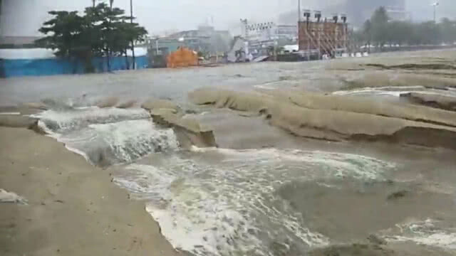 พายุถล่ม ชายหาดไมอามี่พัทยา พังเละ..!!