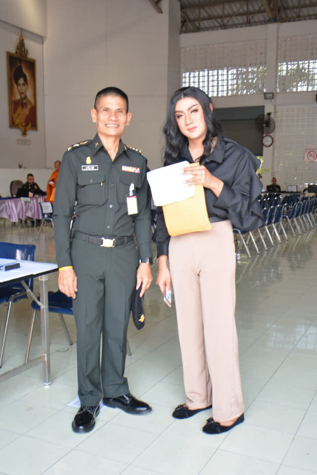 รอง.ผบ.มทบ.13 ตรวจเลือกทหารกองเกิน อ.บางระจัน.