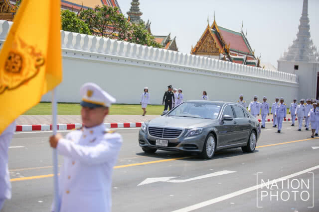 ซ้อมริ้วขบวนเชิญคนโทน้ำศักดิ์สิทธิ์ของกรุงเทพมหานคร
