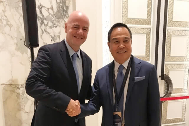 นายกสมาคมฯ ร่วมประชุมใหญ่เอเอฟซี พร้อมหารือเรื่องการสร้างศูนย์ฝึกและ VAR
