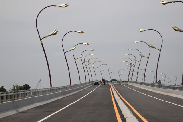 คมนาคมเผยสะพานข้ามพรมแดนบ้านหนองเอี่ยน - สตึงบท พร้อมเปิดใช้งานภายใน 2 ปี