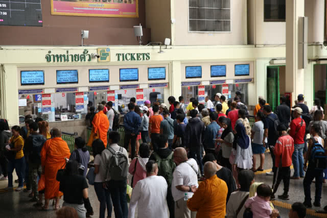 ร.ฟ.ท.เตรียมพร้อมรับการเดินทางช่วงสงกรานต์สูงสุด 120,000 คน/วัน