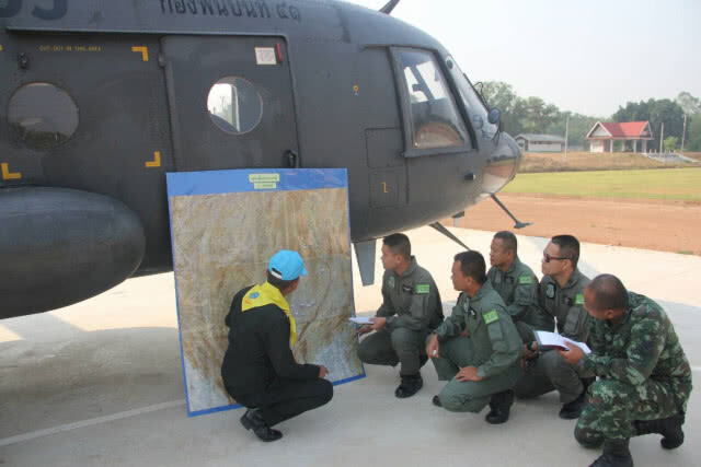 นำเฮลิคอปเตอร์ ลาดตระเวนและดับไฟป่า