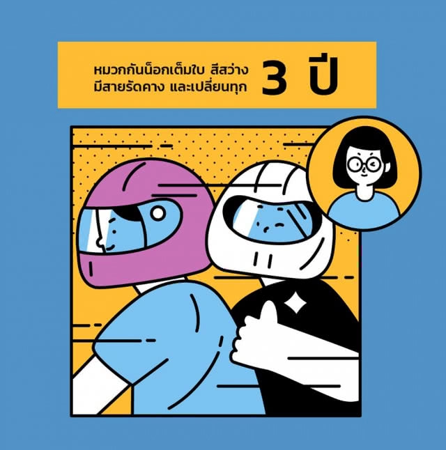 สสส. รณรงค์ขับขี่สวมหมวกกันน็อค